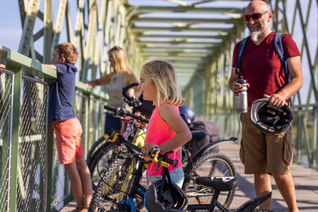 Famille à Vélo